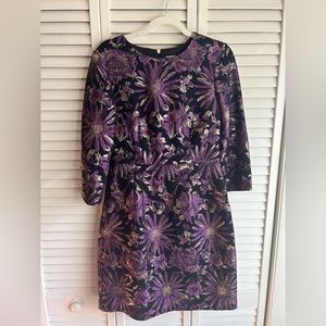 Trina Turk Floral Jacquard Dress sz 8